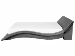 Cama Con Somier De Terciopelo Gris 180 X 200 Cm VICHY -Conforama Tienda de ventas dfe11f0fa6515543e7ec93c6df26d5236da8771a 388145d7bb49416cb69049889b1e079e