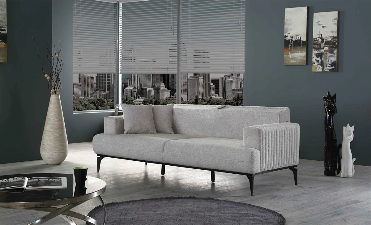 Sofá Cama 3 Plazas OREA Color Gris 9 Sofá Cama 3 Plazas OREA Color Gris - Imagen 9