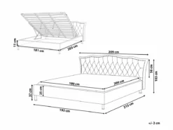 Cama Con Almacenaje De Terciopelo Gris Oscuro 180 X 200 Cm METZ 14 Cama Con Almacenaje De Terciopelo Gris Oscuro 180 X 200 Cm METZ -Conforama Tienda de ventas e3d12022b5001938725062dfbabedcd47ba056cb 8f1a9fc7b9ab4d7abfbf32a5904673e7
