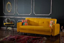 Sofá Cama DORIAN De Tela ColorAmarillo -Conforama Tienda de ventas e4f4eed1416fc11ab851e9351372b6126117c504 400970 ambiente