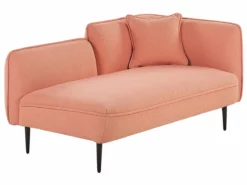 Chaise Longue De Poliéster Rosa Melocotón/negro CHEVANNES -Conforama Tienda de ventas e5567a7d435c1d823eb7c100efe5d3290f36b585 2ed40353386c4d63a6432a0671919ff7