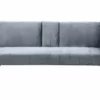 Sofá Cama 2 Plazas Click Clac Roma Reposa Vaso Terciopelo 183x74cm Gris