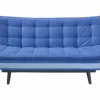 Sofá Cama EVA Con Tela Color Azul