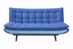 Sofá Cama EVA Con Tela Color Azul
