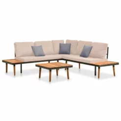 Set Muebles De Jardín 4 Piezas Y Cojines Madera Maciza Acacia VidaXL -Conforama Tienda de ventas e87ead7c1ce0e6a9fd5c353adabbe6557f571df6 c8ce9a064fb54cf4b6ed9ecabcdf47b1
