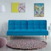 Sofá Cama Azul SILJAN