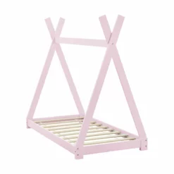 Cama Infantil Onejda Con Somier - Estructura Tipi De Madera Pino - 80 X 160 Cm - Rosa [en.casa] -Conforama Tienda de ventas ea2f75bc187fba0c175b3301ebdc7c07b81dbb8e 43f2eda7569c41a288cae0fb8fa554e6