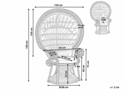 Silla Pavo Real De Ratán Blanco EMMANUELLE -Conforama Tienda de ventas ebeebb1ca0c3bf80fa111e31b68700a0dc57459d 0ee7c2c134074a0f8bcbb76e7e30c91e