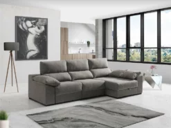 Chaise Longue KLEE Derecho Color Visón -Conforama Tienda de ventas ebfc94f24f973f87034a69293668daa7a8657c3f 100218 ambiente11