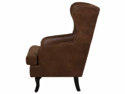 Sillón De Piel Sintética Marrón/madera Oscura ALTA -Conforama Tienda de ventas ec498bfcc2932ed23b1dbe59c3cfe11f573063ea 3d307623e7e34605b3799c3a1d0b3af5