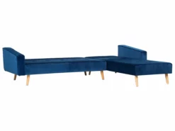 Sofá Cama Esquinero De Terciopelo Azul Izquierdo VADSO -Conforama Tienda de ventas eca20ce8737c8a83047cd54f1471e6ccfc269632 88bcaadc35c94668bf6e7416e4ad980a