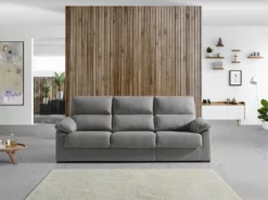 Sofá 3 Plazas ZOE 3 Asientos Color Gris Claro -Conforama Tienda de ventas edd438a7684d33c13767d58fe3dc89a140e67755 100224 AMBIENTE COPIA 1