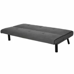 HOMCOM Sofá Cama De 3 Plazas Diseño 2 En 1 Plegable Sin Reposabrazos Tapicería En Tela Con Toque Aterciopelado Patas Elevadas Acolchado Cómodo 170x76x72,5 Cm Gris -Conforama Tienda de ventas ee5dd1a6ca4b2af849b59f0090ff772577adaf71 e684c42feb384633b1c4960c8f993821