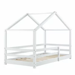 Cama Para Niños Knätten En Diseño De Casa Con Somier Madera Pino 80 X 160 Cm Blanco Lacado Mate [en.casa] -Conforama Tienda de ventas ee668aeb3c4f79ac1952ed24964adaf68a9b17d9 1a3a1b790ea94b4cb6fb61410687ec9f