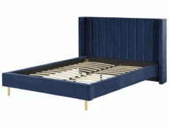 Cama Con Somier De Terciopelo Azul Marino 160 X 200 Cm VILLETTE -Conforama Tienda de ventas ee72494d9de7921c3a024a39be95cc3899e25083 786fb000008b4b1689934278f1f801ac