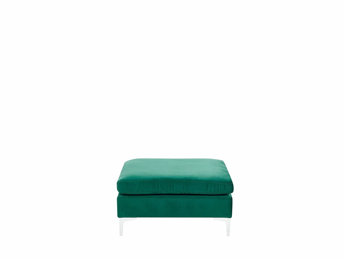 Otomana De Terciopelo Verde EVJA 5 Otomana De Terciopelo Verde EVJA - Imagen 5