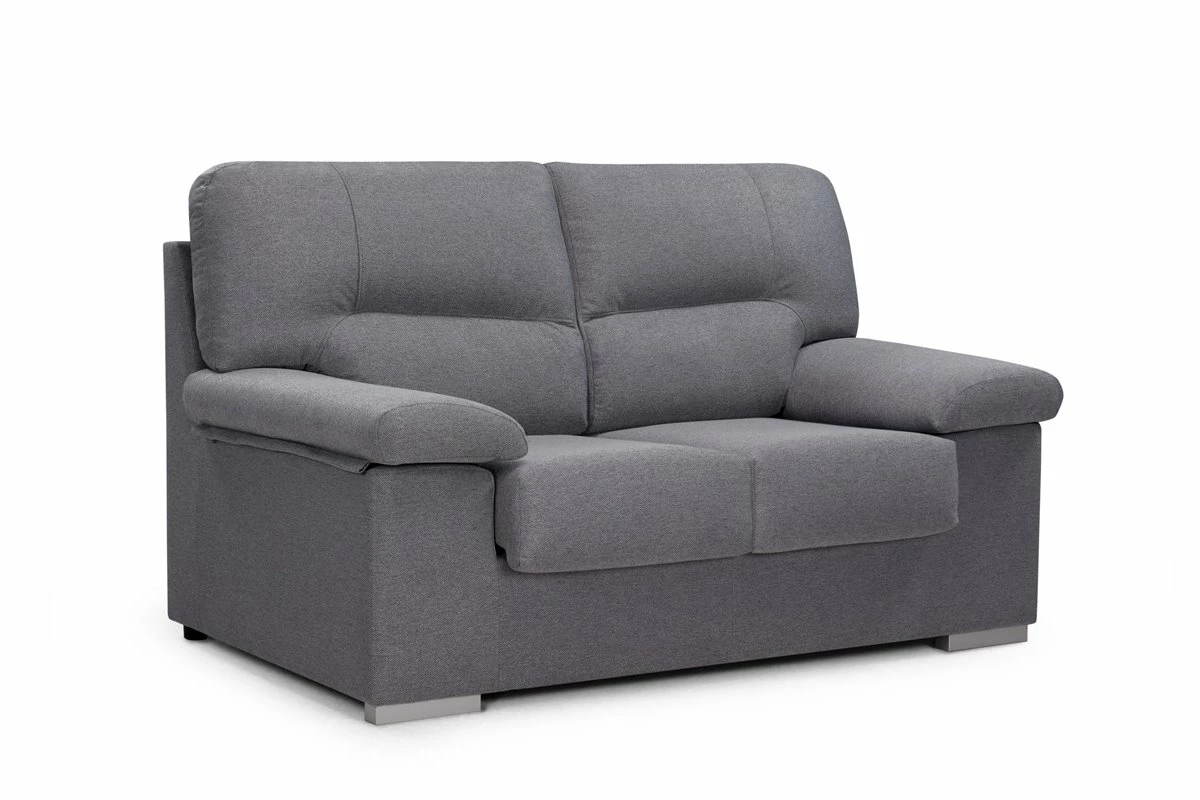 Sofá De 2 Plazas TORONTO, En Color Gris. 3 Sofá De 2 Plazas TORONTO, En Color Gris. - Imagen 3