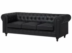 Sofá Esquinero En Piel Sintética Negro Izquierdo CHESTERFIELD -Conforama Tienda de ventas f12230f89a8b9ed7ed51ccd40fcc9f44020410b7 58f5359273db425591689d78762e613a
