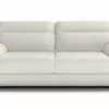 Sofá Piel 3 Plazas BRANDYcolor Blanco