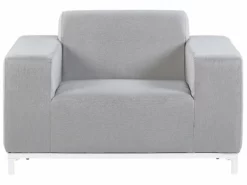 Conjunto De 2 Sillones De Poliéster Gris Claro/blanco ROVIGO -Conforama Tienda de ventas f1a22f8fbd6440b448694e2c9b6a29bd9ba25b87 84608dbdc1854b0f81d1553c38e26e38