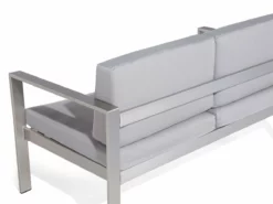 Banco De Jardín 2 Plazas De Metal Gris Claro SALERNO -Conforama Tienda de ventas f21bc702fa8da5913d8e049321a77abad61e70ce 3cbe18e9daa74e48a5036d86ae0b4bba