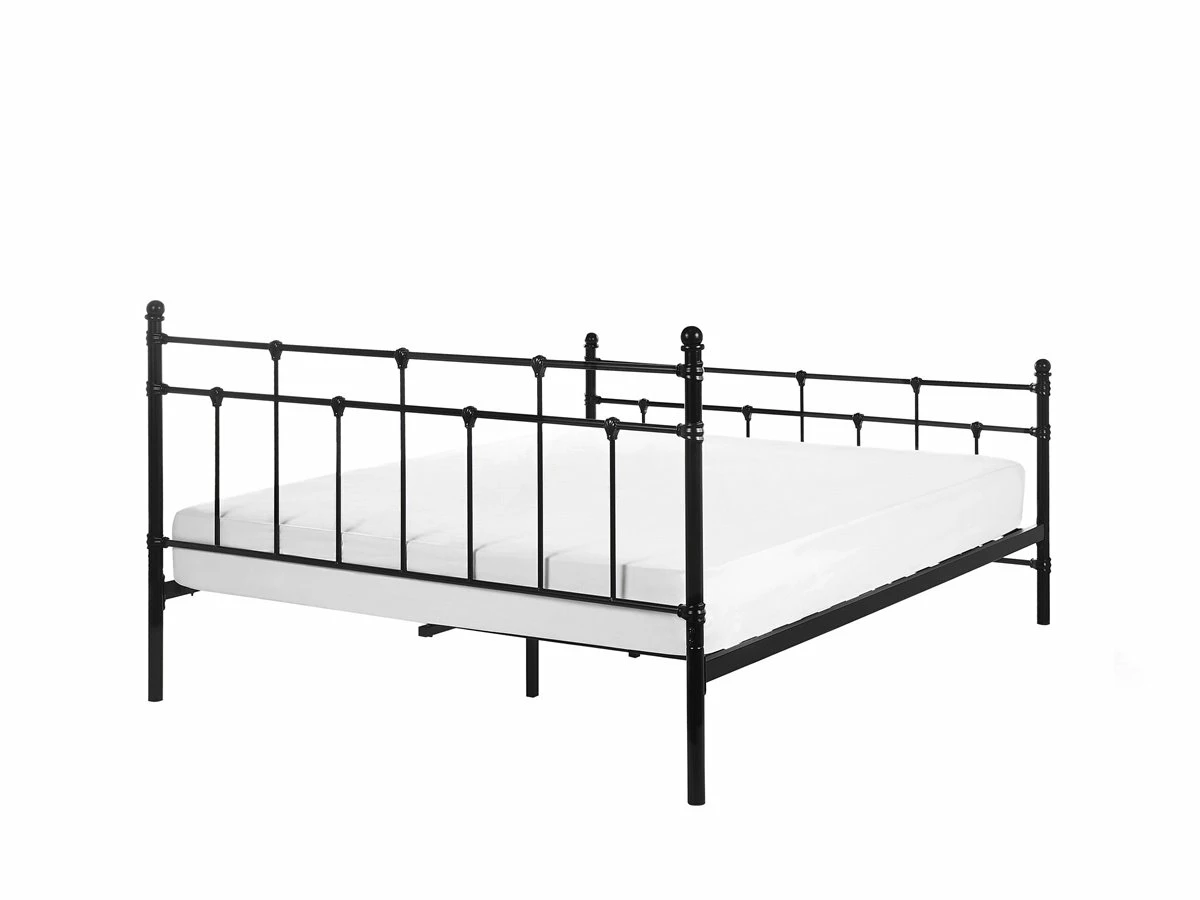Cama Con Somier De Metal Negro 160 X 200 Cm LYNX 6 Cama Con Somier De Metal Negro 160 X 200 Cm LYNX - Imagen 6