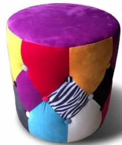 Pouf KUBOPATCH Cilíndrico