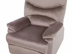 Sillón Reclinable De Terciopelo Gris Pardo/negro ESLOV -Conforama Tienda de ventas f43fd2cf812760b598ef2294c2541dd6843d0e2b e473506645a74558970cf6b50348971c