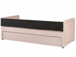 Cama Con Somier De Pana Beige/rosa Salmón 90 X 200 Cm MIMIZAN -Conforama Tienda de ventas f461826eba070adcd4b409f6e11fd8e608bc9342 b979049683a94139ab8e92731e1e9102