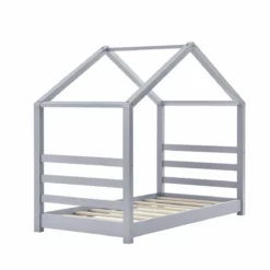 Cama Para Niños Vardø Con Colchón Y Somier - Forma De Casa - Pino 140 X 70 Cm - Verde Menta Mate [en.casa] -Conforama Tienda de ventas f6c2d87cda5b393faf4fe0623a7ca3db0f7deb0a 26d8bedd1be04ff8be42b8bc2cc18eec