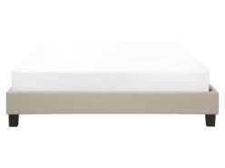 Cama Con Somier De Poliéster Beige/madera Oscura 160 X 200 Cm ROANNE -Conforama Tienda de ventas f6d77e5ac47e0b95223880ed163b36e1bfda18f4 cd22cb8226b24343bdd73f03dee7a0cc