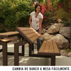 Banco Convertible En Mesa Color Madera LIFETIME -Conforama Tienda de ventas f802b90f322ec8b450b06163767568b25bea97f6 0a01f6f058ee41ceb1b14fade4a210e7