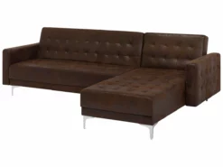 Sofá Cama Esquinero En Piel Sintética Marrón Con Reposapiés Izquierdo ABERDEEN 16 Sofá Cama Esquinero En Piel Sintética Marrón Con Reposapiés Izquierdo ABERDEEN -Conforama Tienda de ventas f82f986ed0d842ef8ce28f1fd15cef1ddf639632 eee761572d494ec78eb6abc34ee69f0d