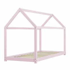 Cama Infantil Netstal De Madera Pino Forma De Casa - (LxAnxA) 206x98x142 Cm - Rosa Lacado Mate [en.casa] -Conforama Tienda de ventas f85e73753c9772108ba0c405d92eae8207526ca5 6813393b9eb84ccfb2b394bb30387fe9