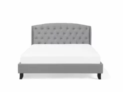 Cama Con Somier De Poliéster Gris Claro/negro 160 X 200 Cm BORDEAUX -Conforama Tienda de ventas f8648ef92557deb6da55bbd20206eb33bd6f133d d4dcbf3fb44b4447ad0097b4bdf39bef