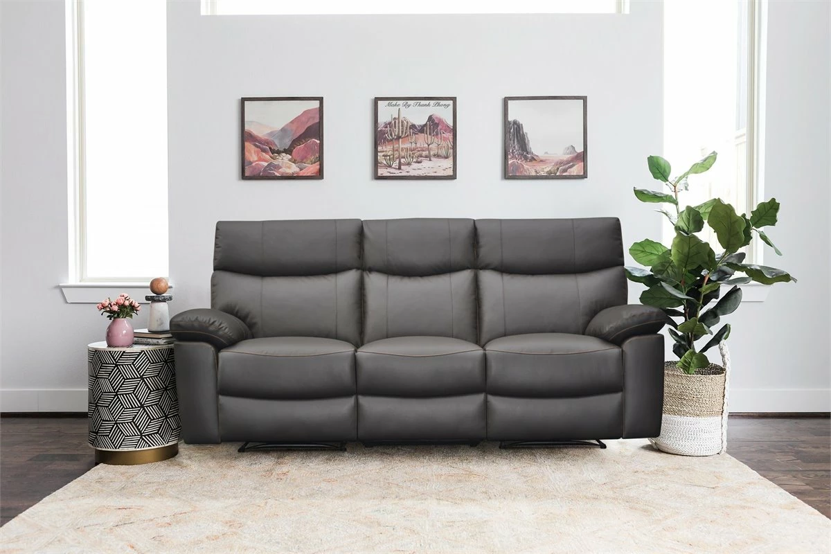 Sofá Relax De Piel 3 Plazas SHARONA 2 Sofá Relax De Piel 3 Plazas SHARONA - Imagen 2