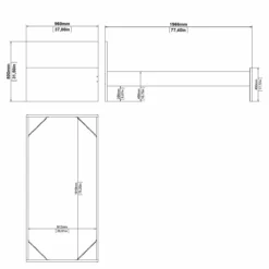 Cama 90x190 Blanco Alto Brillo NAIA -Conforama Tienda de ventas fb0d2aa6a1adf5500fabb55d26d1d1f8be7066dd 790665 1