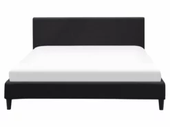 Cama Con Somier De Poliéster Negro/madera Oscura 160 X 200 Cm FITOU -Conforama Tienda de ventas fb1eb762a3bf86adb508111ac4f369095ac06766 178745898e984e92b6d277a1faf9409d