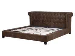 Cama Con Somier De Gamuza Marrón 160 X 200 Cm CAVAILLON -Conforama Tienda de ventas fb47cb7d3cda0d6da5274c2548ef5f9489c77a12 fa17652b35ee4412989dddb7ba8202b8