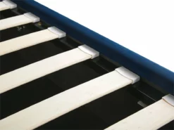 Cama Con Somier De Terciopelo Azul Marino/negro 140 X 200 Cm SEZANNE -Conforama Tienda de ventas fbe38ff4ad854764d3269eb3f8622d8218fc85f1 9e954cb33de74cfab4bac17f14a8777a