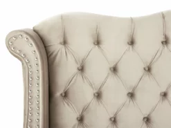 Cama Con Somier De Terciopelo Beige 180 X 200 Cm AYETTE -Conforama Tienda de ventas fc0fd86ba66ec897bb325f048fe1def06717199b bc34ed48d7b3411b8c64e9e9f2cd808c