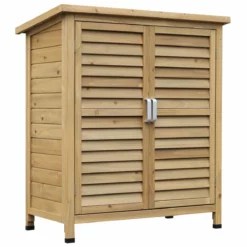 Outsunny Cobertizo De Almacenamiento De Madera Para Jardín 87x46,5x96,5 Cm Con 2 Estantes Interiores 2 Puertas De Buena Ventilación Y Techo Inclinado Para Exterior Terreza Natural 12 Outsunny Cobertizo De Almacenamiento De Madera Para Jardín 87x46,5x96,5 Cm Con 2 Estantes Interiores 2 Puertas De Buena Ventilación Y Techo Inclinado Para Exterior Terreza Natural -Conforama Tienda de ventas fd3ae663259d44e8c4da9af61c05d2e79bf7963e 730a25c54839469382d60a5cc4dd3a1d