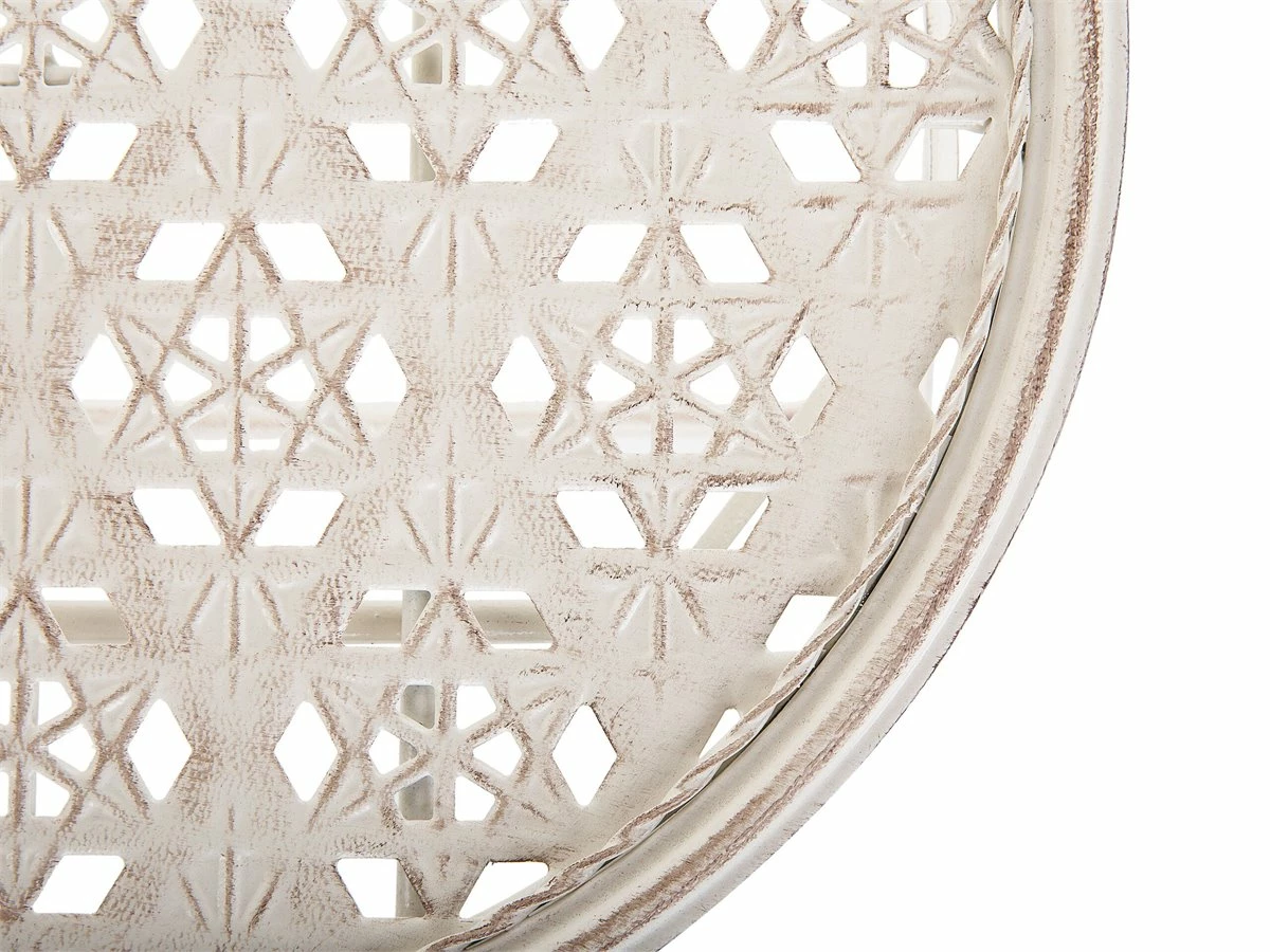 Conjunto De 2 Sillas De Balcón De Metal Beige Claro TRIESTE 9 Conjunto De 2 Sillas De Balcón De Metal Beige Claro TRIESTE - Imagen 9