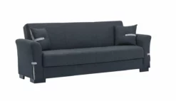 Sofá Cama De 3 Plazas STELA Color Antracita Incluye 2 Cojines De Color Gris Claro -Conforama Tienda de ventas fe538c12a434e4eda52c75788b367d78c4f6183d 111167 04