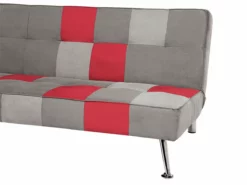 Sofá Cama De Terciopelo Gris/patchwork OLSKER -Conforama Tienda de ventas fee53e5d9f8395bac02da7f345d90785408f64fe a86d0dfce60a463e97986e5e24cbf61a