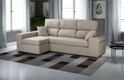 Chaise Longue CIRO Reversible - BEIGE -Conforama Tienda de ventas ff08cd350cecba4999dcab6ce1b5a98b7ff144ad 764527 02